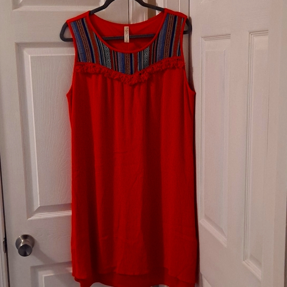 PerSeption Woman Boho Sleeveless Dress Like New